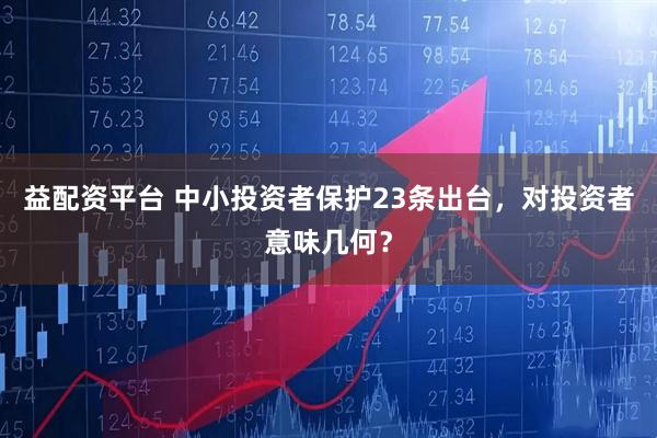 益配资平台 中小投资者保护23条出台，对投资者意味几何？